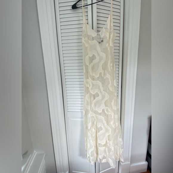 Zara slip Dress in Oyster - Picture 3 of 4